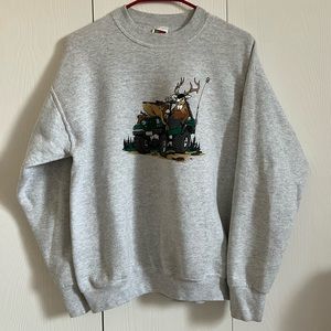Vintage Deer Hunter Crewneck Sweatshirt